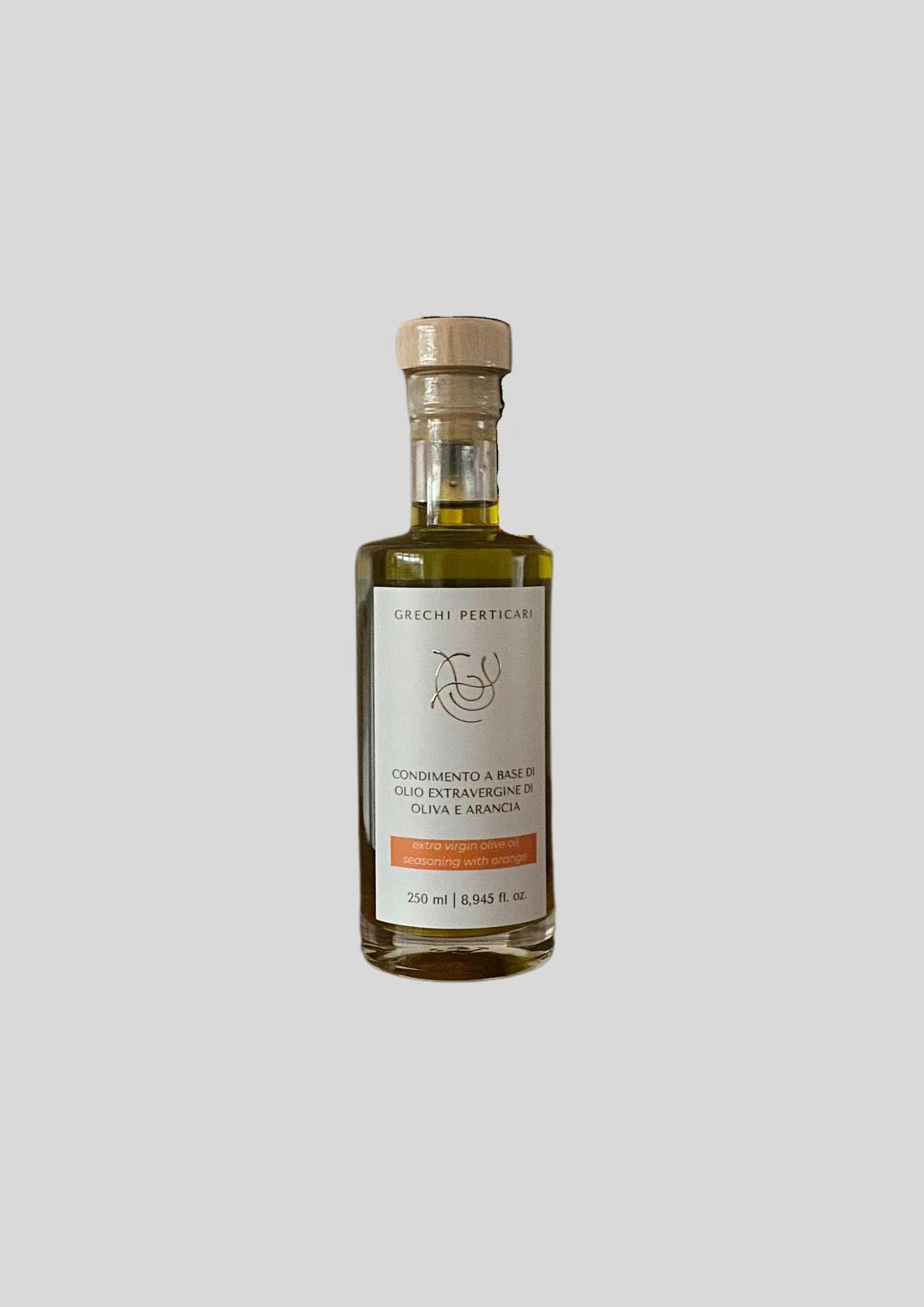 Olio d'oliva aromatizzato all'Arancia