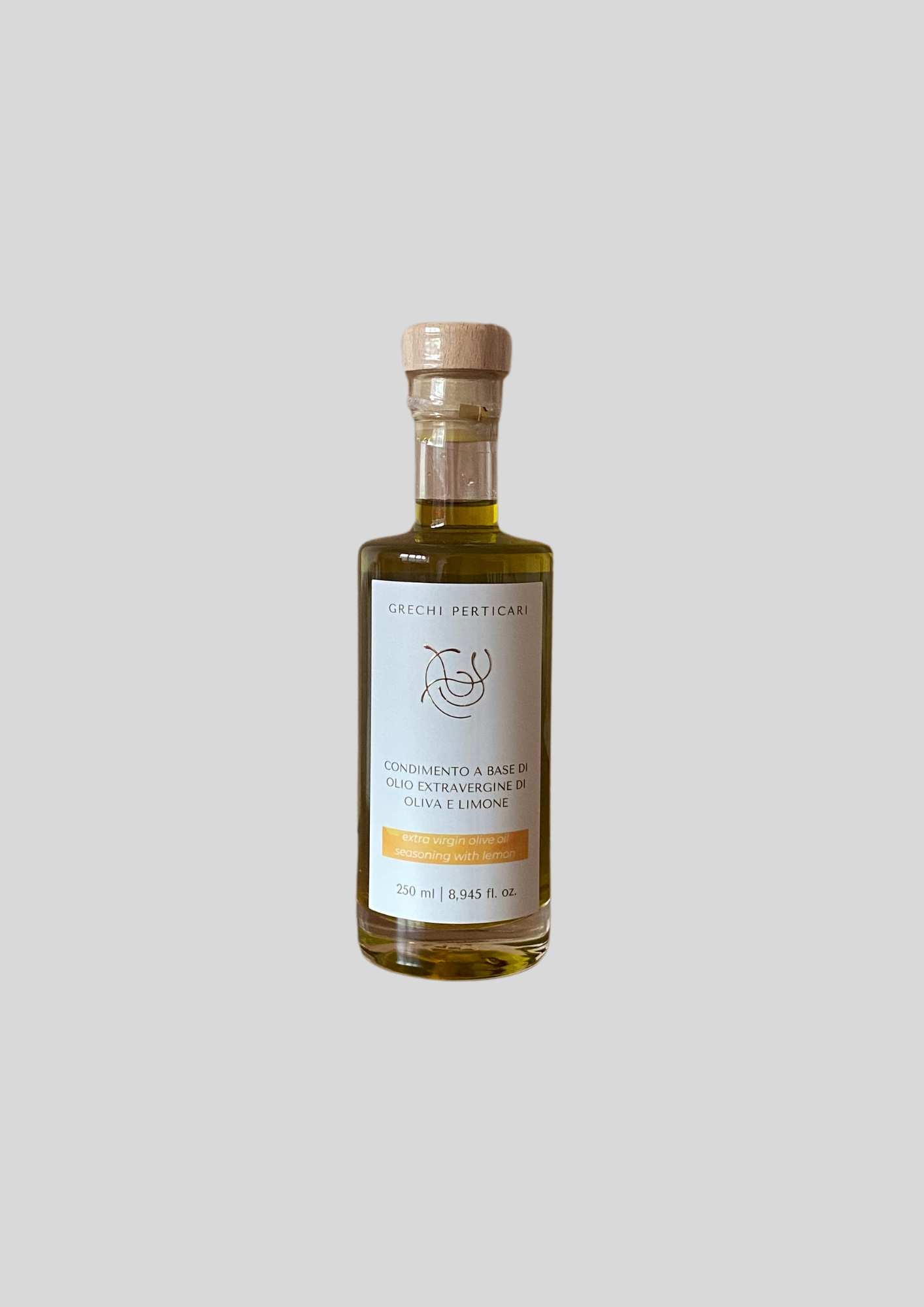 Olio d'oliva aromatizzato al Limone